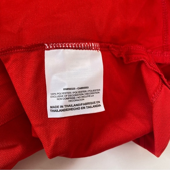 Nike Golf Tour Performance Dri-Fit Men’s Red 
 Short Sleeve Polo Shirt Size XL - Picture 9 of 10